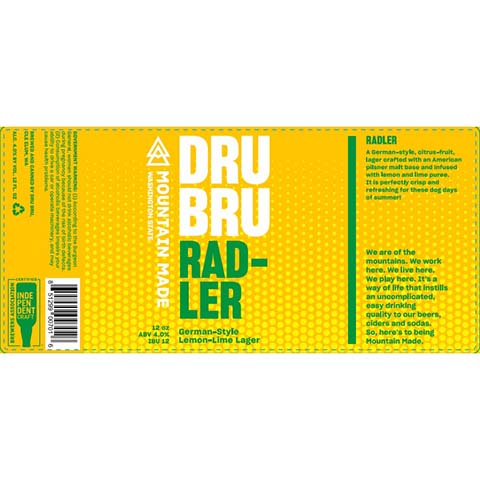 Dru Bru Radler German Lager