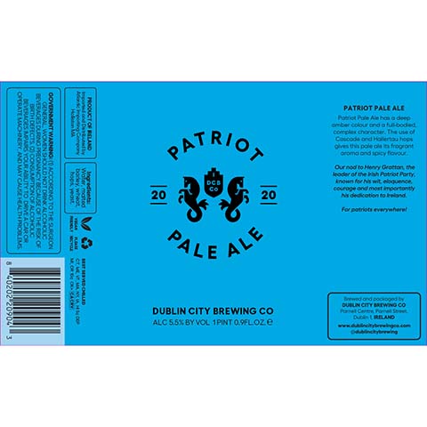 Dublin-City-Patriot-Pale-Ale-500ML-CAN