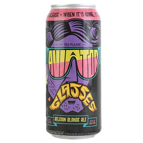 Duck Foot Aviator Glasses Belgian Blonde Ale