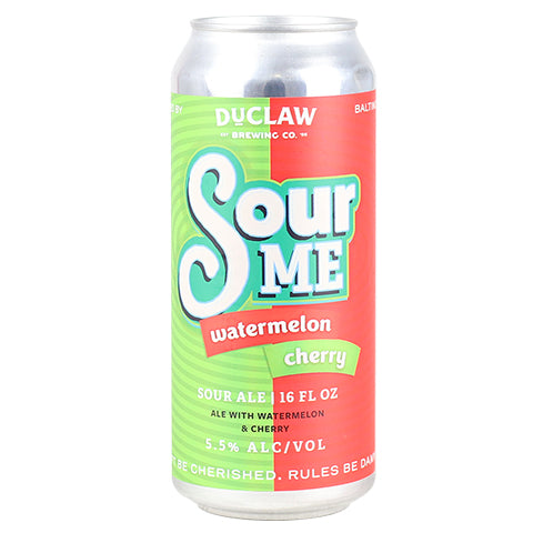 Duclaw Sour Me Watermelon Cherry Sour Ale – CraftShack - Buy craft