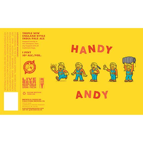 Eagle Park Handy Andy Triple NEIPA