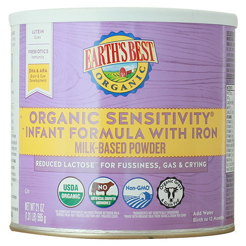 Earth's Best Sensitivity Infant Formula