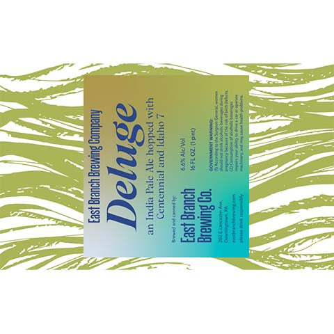 East Branch Deluge IPA
