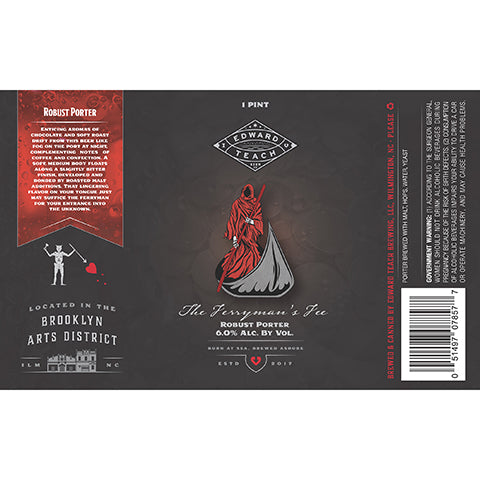 Edward Teach The Ferryman's Fee Robust Porter