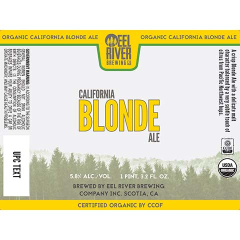Eel River California Blonde Ale