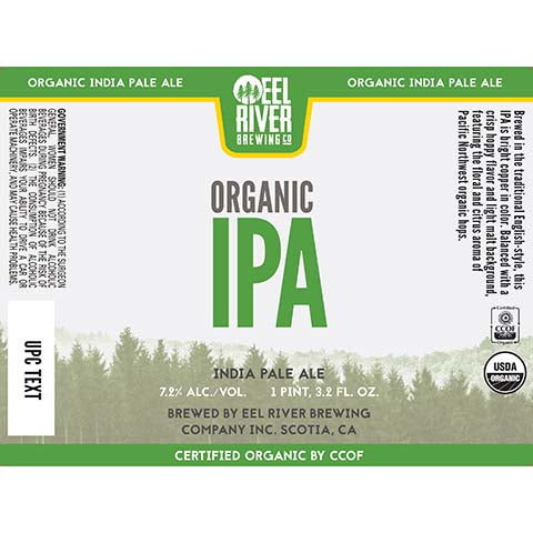 Eel River Organic IPA