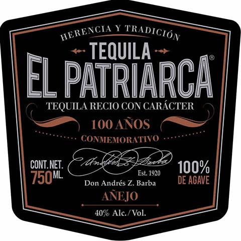 El Patriarca 100 Anos Anejo Tequila