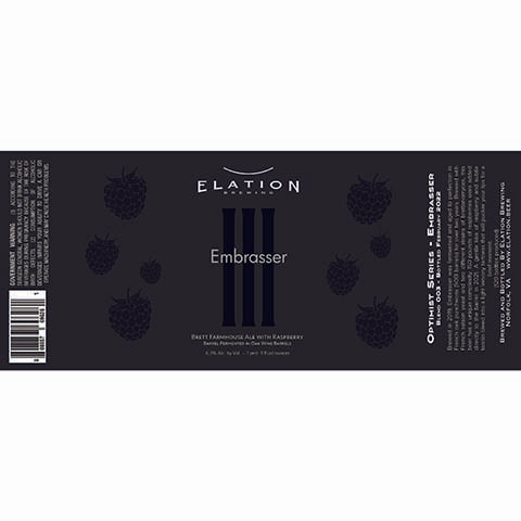 Elation Embrasser Brett Farmhouse Ale