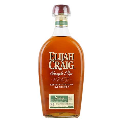 Elijah Craig Straight Rye Whiskey