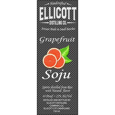 Ellicott Grapefruit Soju