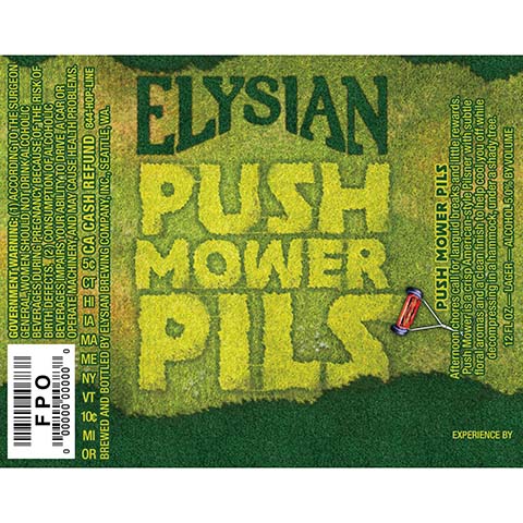 Elysian Push Mower Pils