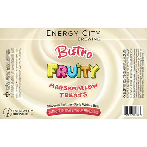 Energy City Bistro Fruity Marshmallow Treats Sour