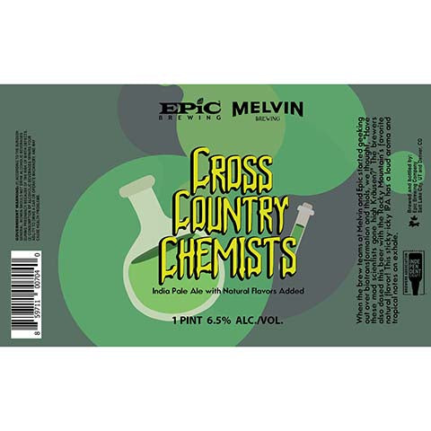 Epic Cross Country Chemists IPA