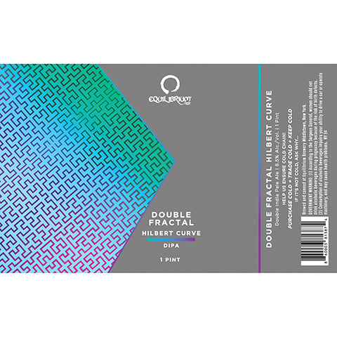 Equilibrium Double Fractal Hilbert Curve DIPA
