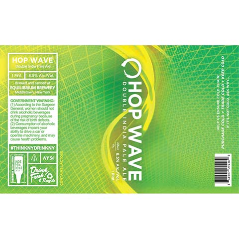 Equilibrium Hop Wave DIPA