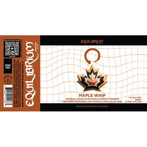 Equilibrium Maple Whip Imperial Stout
