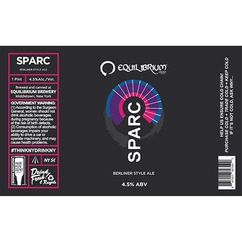 Equilibrium Sparc Berliner Style Ale