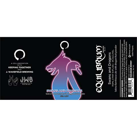 Equilibrium Swans And Dragons Farmhouse Ale