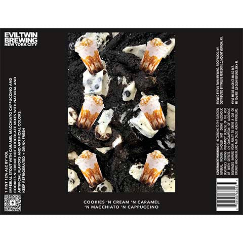 Evil Twin Cookies 'N Cream 'N Caramel 'N Macchiato 'N Cappuccino Imperial Stout
