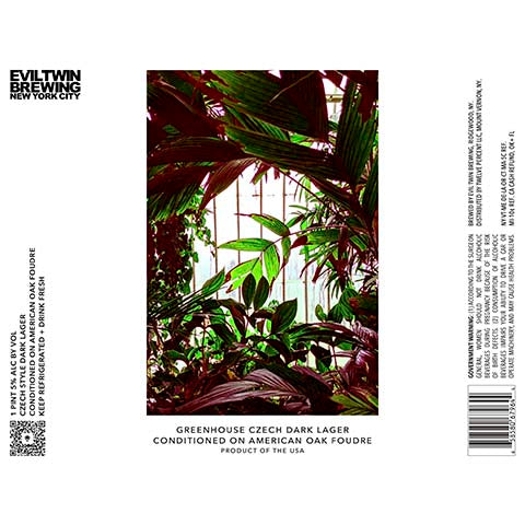 Evil Twin Greenhouse Czech Dark Lager