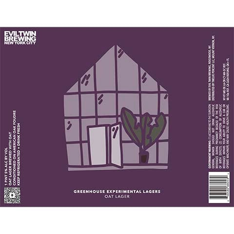 Evil Twin Greenhouse Experimental Lagers – CraftShack - Buy Craft Beer ...