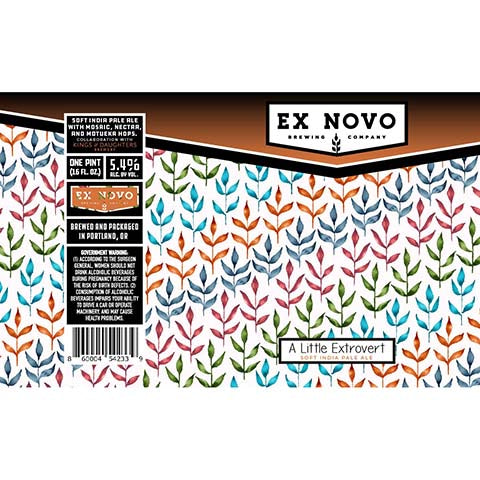 Ex Novo A Little Extrovert Soft IPA