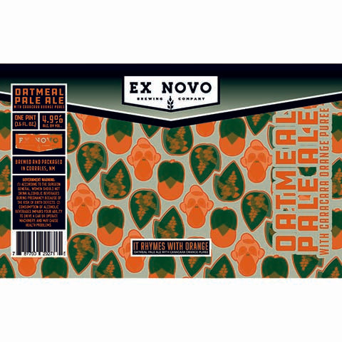 Ex Novo It Rhymes with Orange Pale Ale