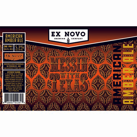 Ex Novo Messin With Texas Amber Ale