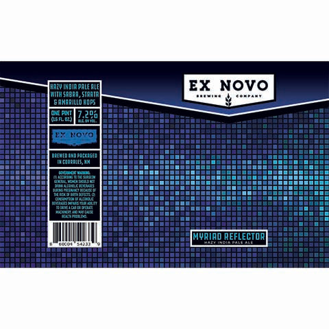 Ex Novo Myriad Reflector Hazy IPA