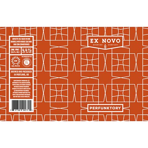 Ex Novo Perfunktory Grisette Ale