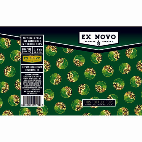 Ex Novo This Totally Pops Sparkling IPA