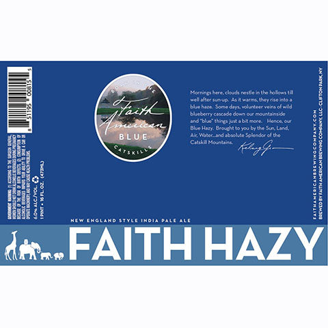 Faith American Blue Cat Skills New England IPA