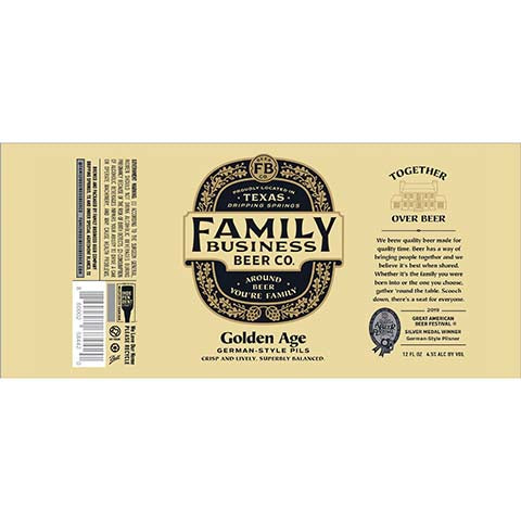 Family Business Golden Age German Pils