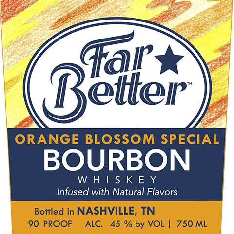 Far Better Orange Blossom Special Bourbon Whiskey