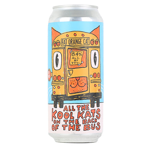 Fat Orange Cat All the Kool Kats On the Back of the Bus IPA