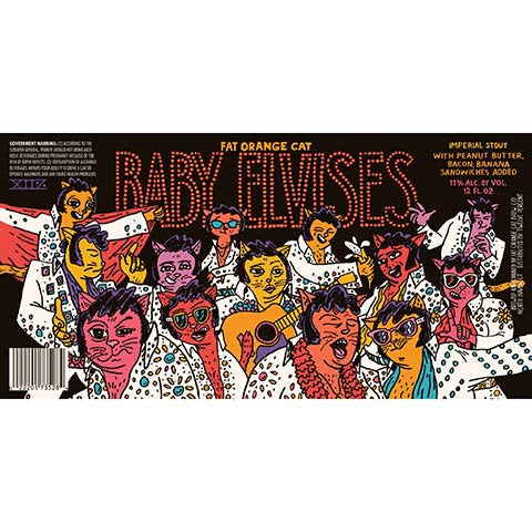 Fat Orange Cat Baby Elvises Imperial Stout