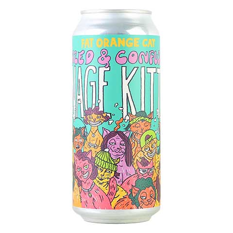 Fat Orange Cat Dazed & Confused Teenage Kittens Hazy IPA