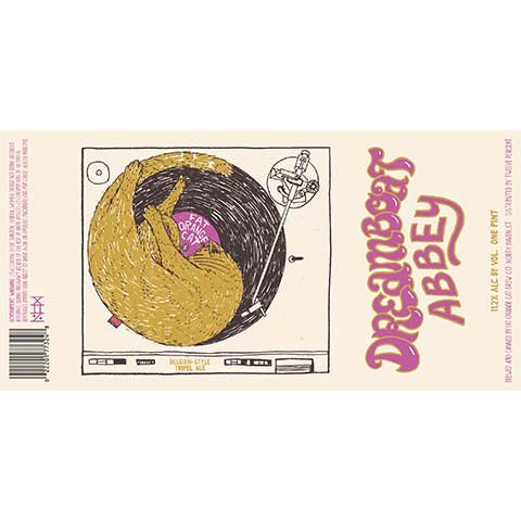Fat Orange Cat Dreamboat Abbey Belgian Tripel Ale