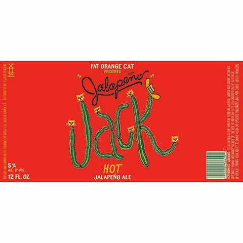 Fat Orange Cat Jalapeño Jack Hot Jalapeño Ale