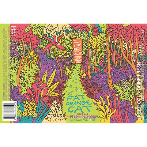 Fat Orange Cat Walkabout Sour (Pear and Raspberry)