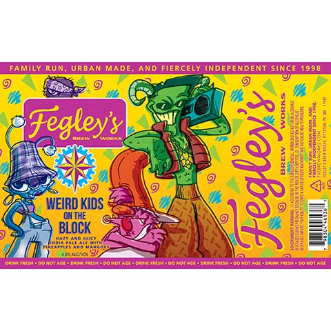 Fegley's Weird Kids On The Block Hazy and Juicy IPA