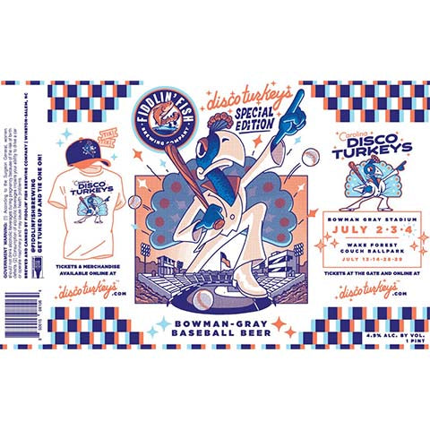 Fiddlin' Fish Bowman-Gray Baseball Beer