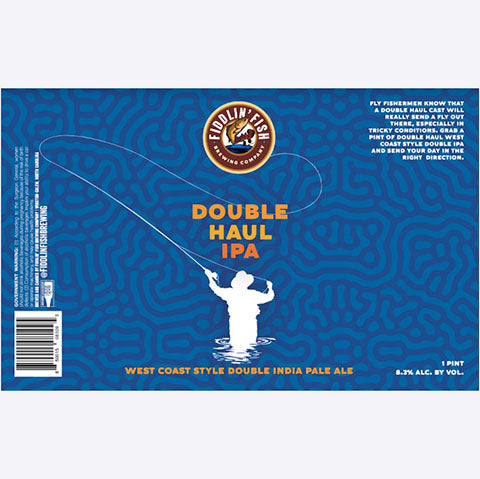 Fiddlin' Fish Double Haul IPa West Coast Style DIPA
