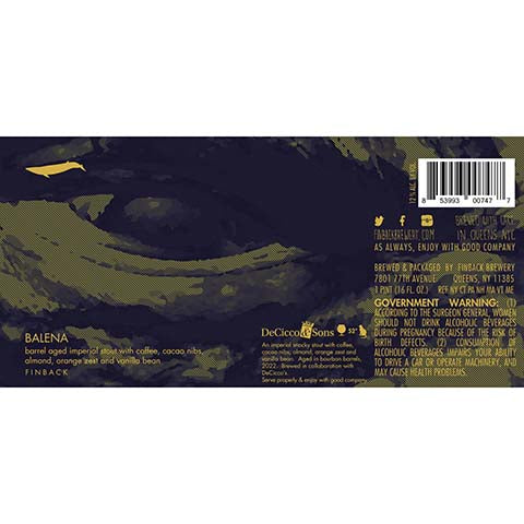 Finback Balena Stout