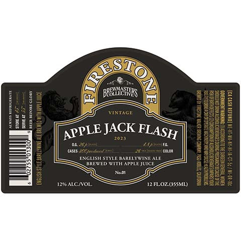 Firestone Apple Jack Flash Barleywine Ale