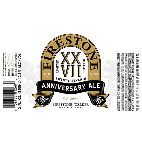 Firestone Walker XXVII Anniversary Ale