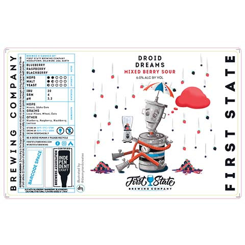First State Droid Dreams: Mixed Berry Sour