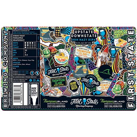 First State Upstate Downstate DDH Hazy DIPA