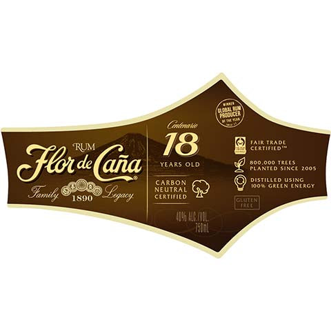 Flor de Cana Centenario 18 Years Old Rum