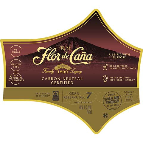Flor de Cana Gran Reserva No. 7 Rum